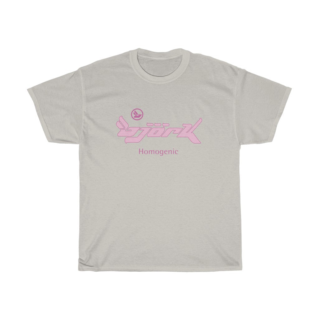 Bjork Homogenic Pink Logo T-shirt