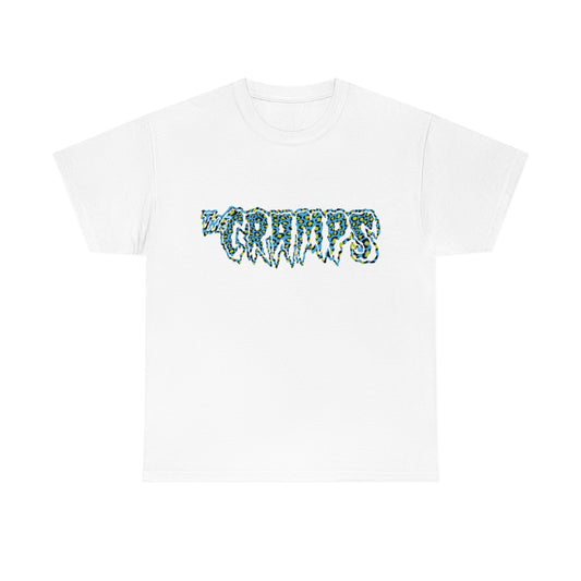 The Cramps Logo T-shirt (Green / Blue)