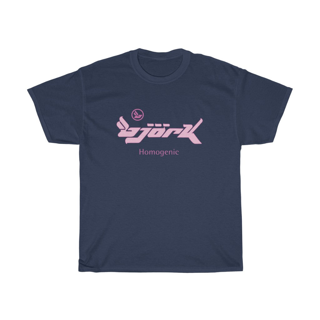 Bjork Homogenic Pink Logo T-shirt