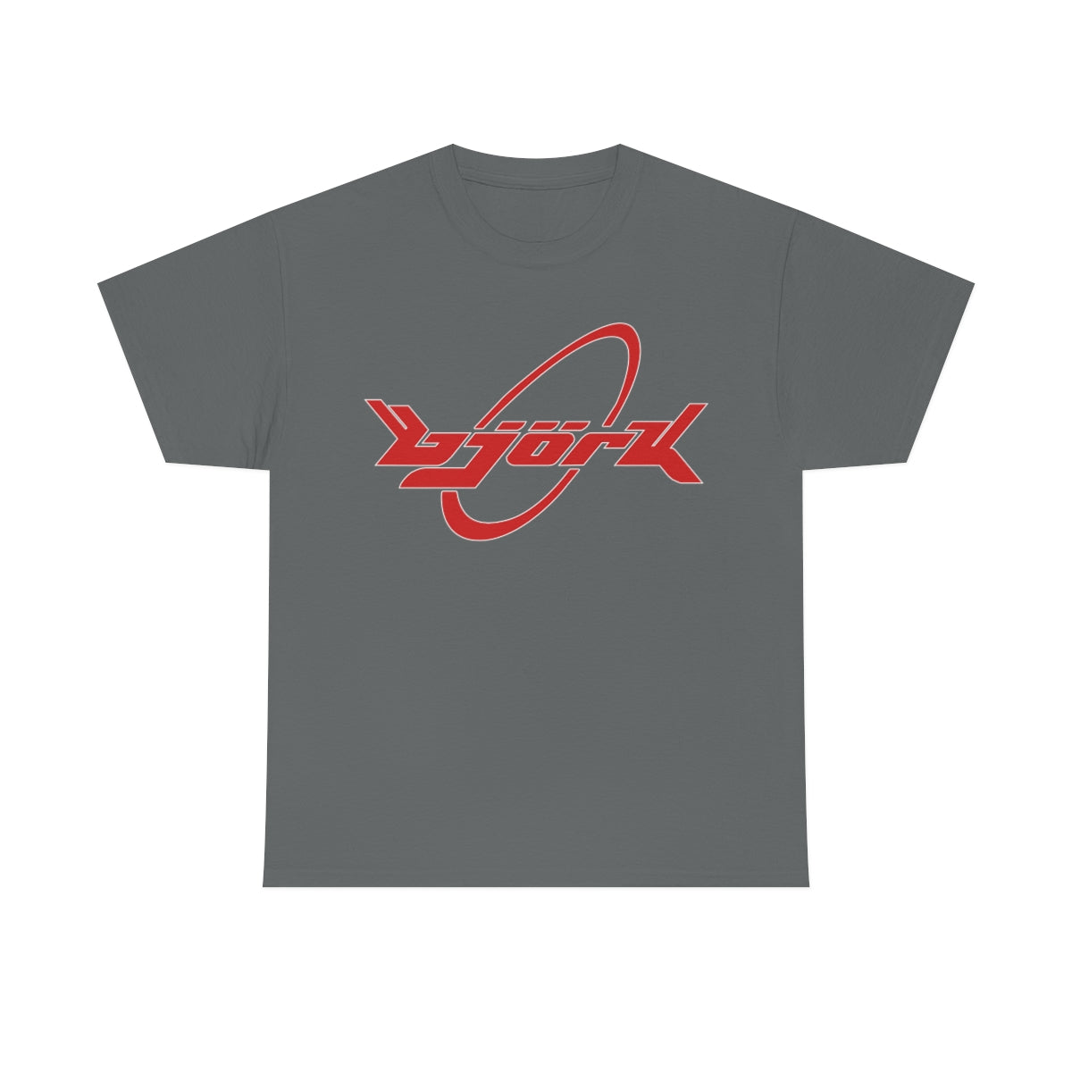 Bjork Debut Logo T-shirt ( Red / White )