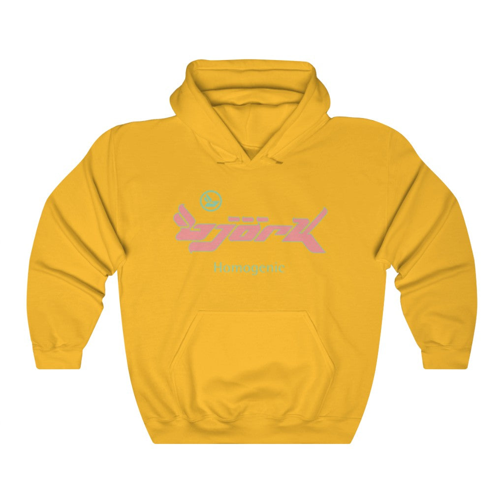 Bjork Homogenic Peach Logo Hoodie