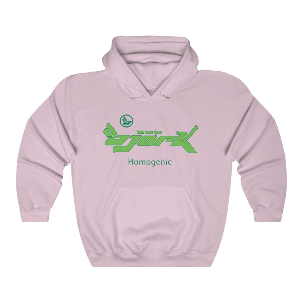 Bjork Homogenic Green Logo Hoodie