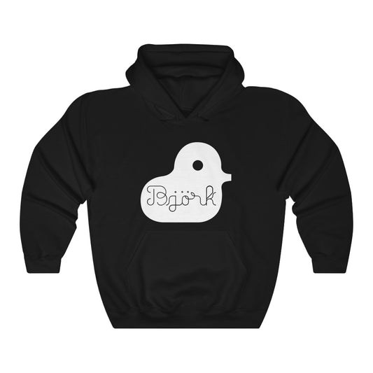 Bjork Duck Logo Vintage Vibe Hoodie