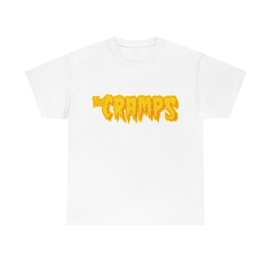 The Cramps Logo T-shirt (Yellow / Light Orange)