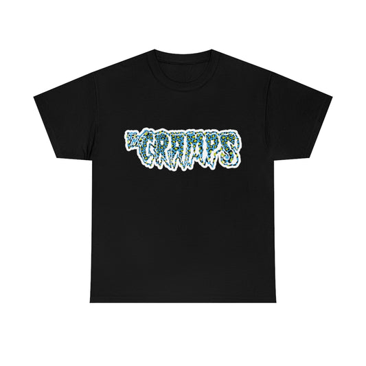 The Cramps Logo T-shirt (Green / Blue)