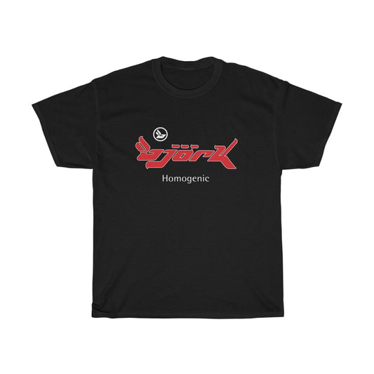 Bjork Homogenic Red & White Logo T-shirt