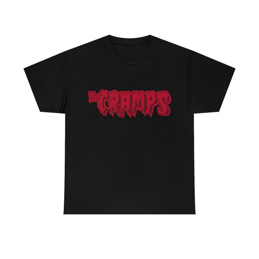 The Cramps Logo T-shirt (Dark Red)