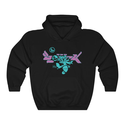 Bjork Homogenic Fly Girl Hoodie (Pink / Turquoise)