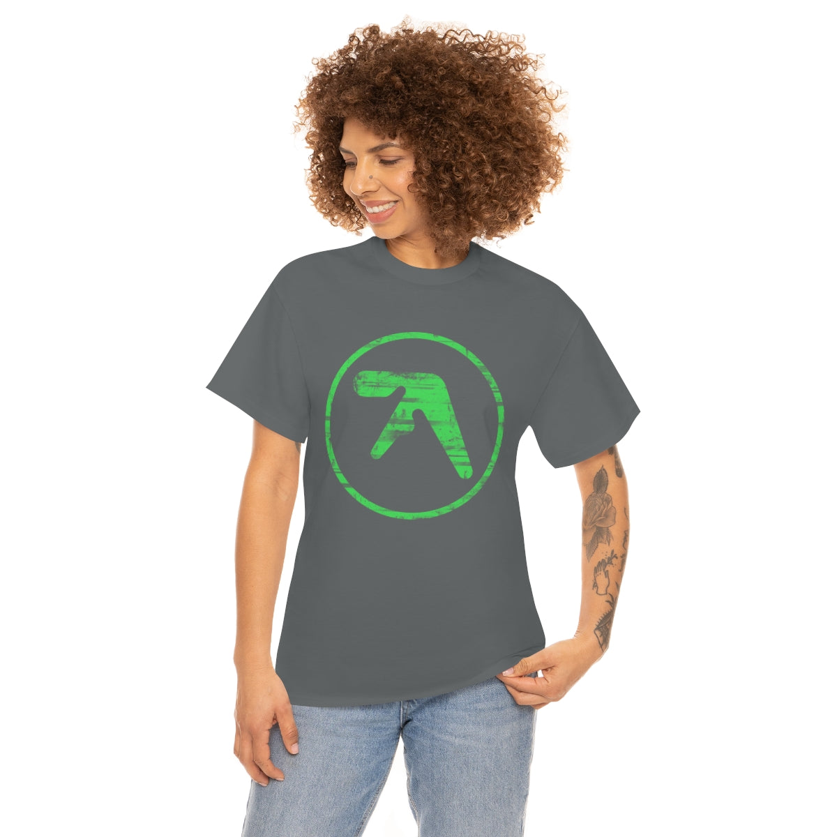 Aphex Twin Vintage Vibe Green Logo T-shirt – hoodieisland