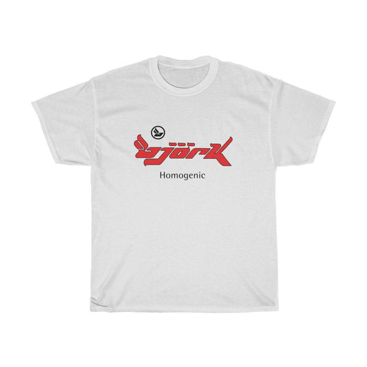 Bjork Homogenic Black & Red Logo T-shirt