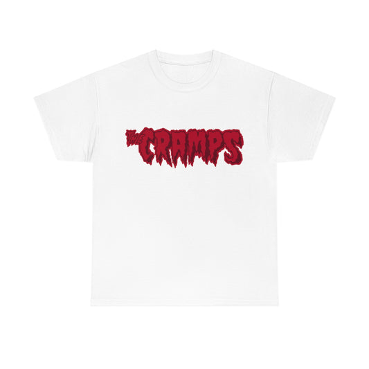 The Cramps Logo T-shirt (Dark Red)