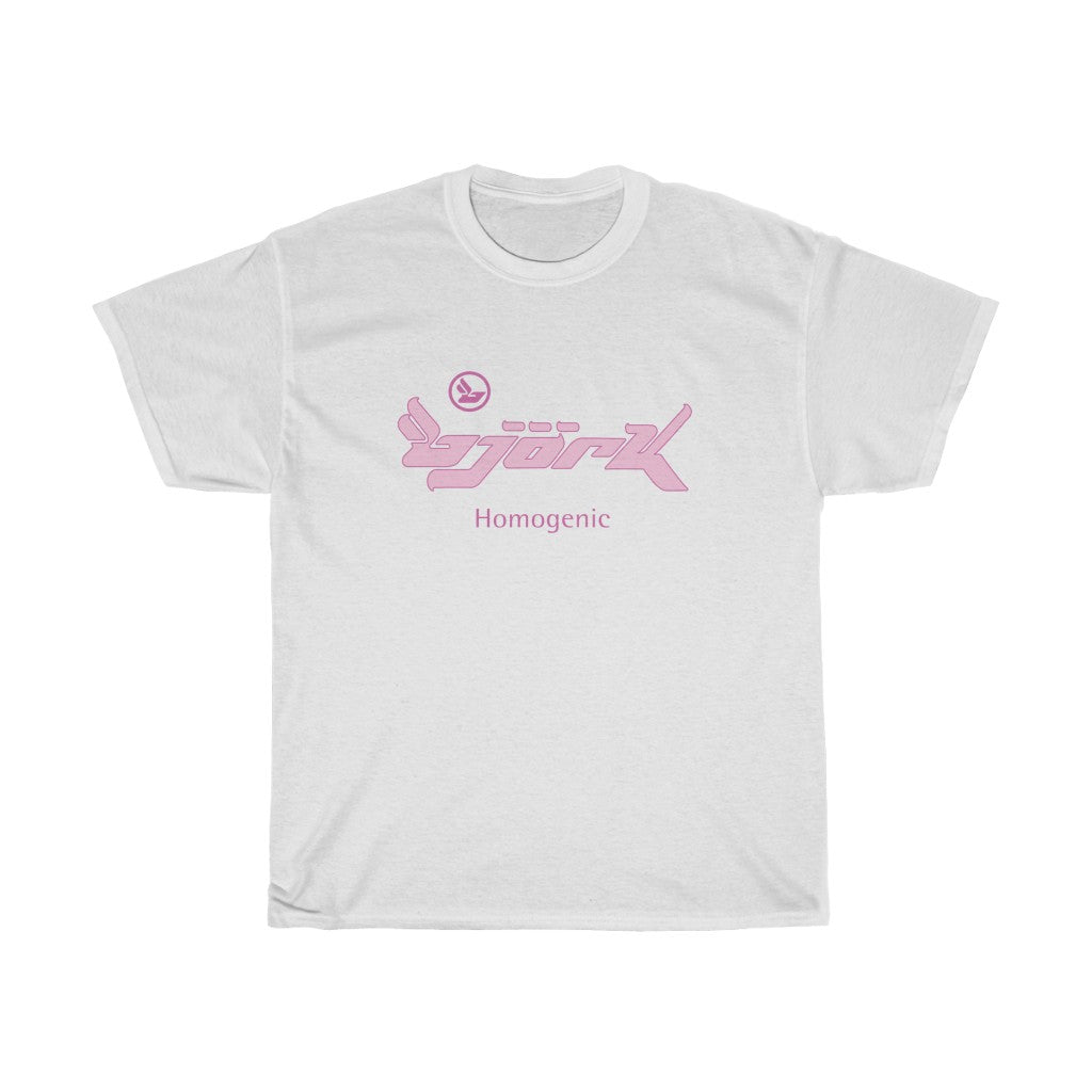 Bjork Homogenic Pink Logo T-shirt