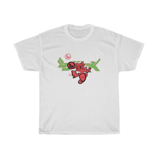 Bjork Homogenic Fly Girl Red & Green Logo T-shirt