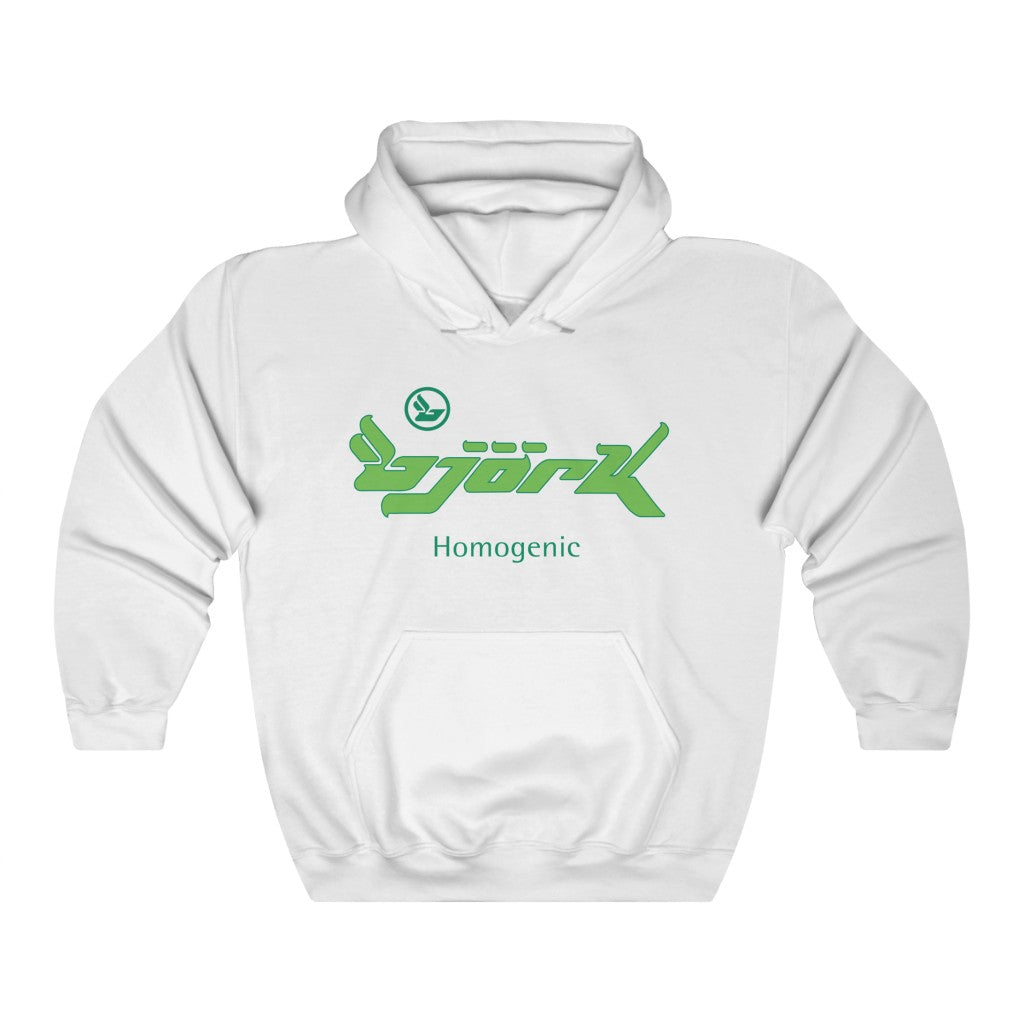 Bjork Homogenic Green Logo Hoodie