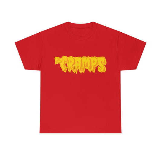 The Cramps Logo T-shirt (Yellow / Light Orange)